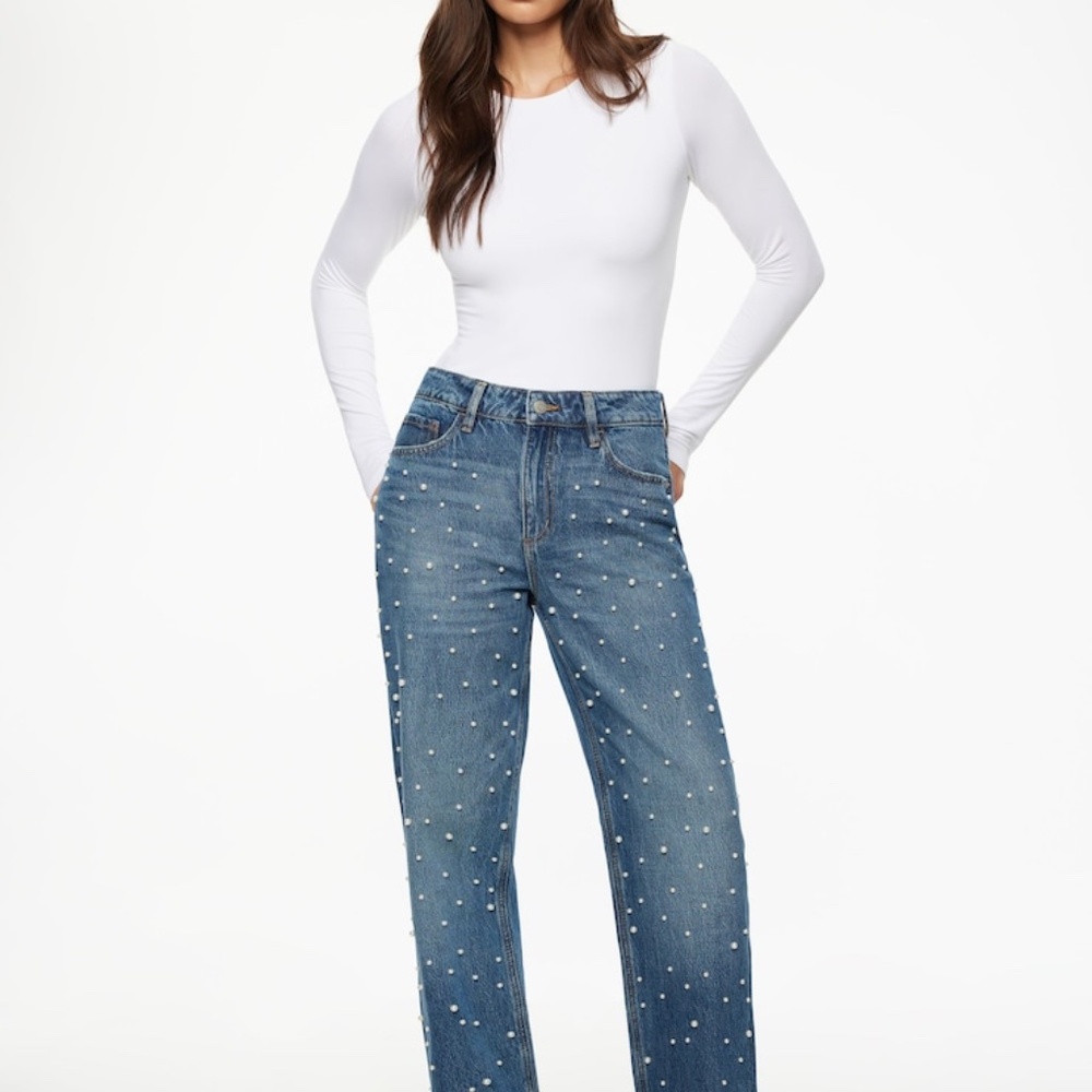 Mika Pearl Relaxed Straight Jeans